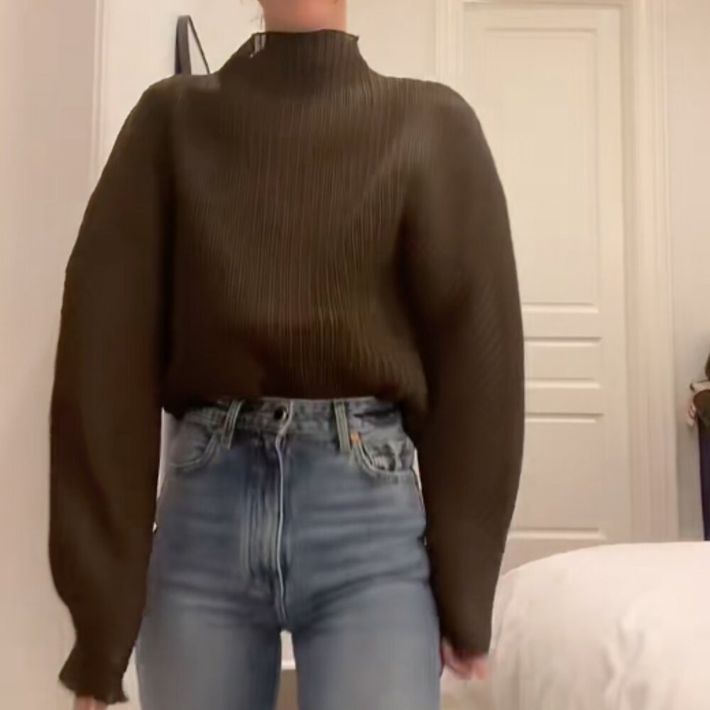 Róhe Structured Plisse Top